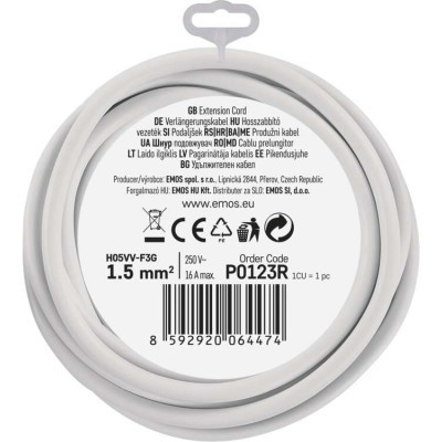 Мережевий подовжувач EMOS P0123R