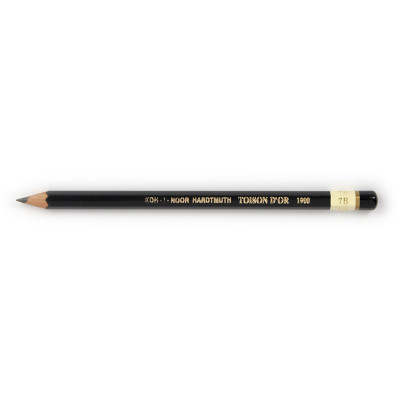 Олівець графітний Koh-i-Noor 7В Toison D&#039;or без гумки корпус Чорний (1900.7B)