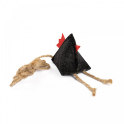 Іграшка для котів Природа Курочка з повсті 6х5 см (4823082430741)