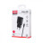 Зарядний пристрій XO L92C (2USB/2.4A) + USB - MicroUSB Чорний (XO-L92C-M)