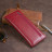 Гаманець ST Leather Зі шкіри Бордовий (19326)