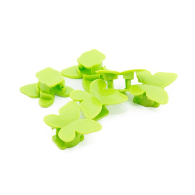 Тримач для кабелю Extradigital CC-948 Cable Clips butterfly, Green (KBC1713)