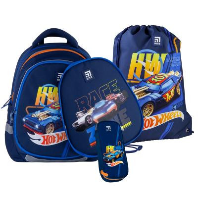 Шкільний набір Kite Hot Wheels 700-2р Набір (SET_HW21-700M(2p))