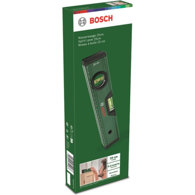 Рівень Bosch 25см, 2 капсули, алюмінієвий (1.600.A03.2V5)