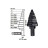 Свердло Milwaukee ступінчасте Step Drill, для електриків PG7-PG21 з кроком 2мм (48899321)
