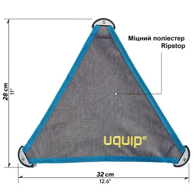 Стілець складаний Uquip Trinity L Grey (244033)