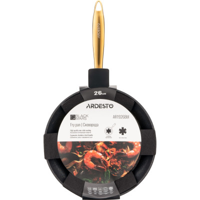 Сковорода Ardesto Black Mars Sparkle 26 см (AR1926BM)