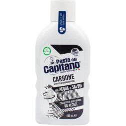 Ополіскувач для порожнини рота Pasta del Capitano Charcoal Carbone Mouthwash З активованим вугіллям 400 мл (8002140033001)