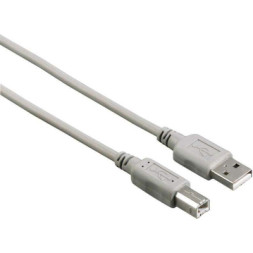 Кабель для принтера USB 2.0 AM/BM 1.5m Hama (00200900)