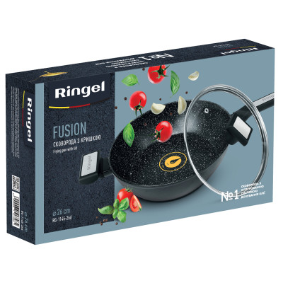 Сковорода Ringel Fusion глибока 26 см з кришкою (RG-1145-26d)