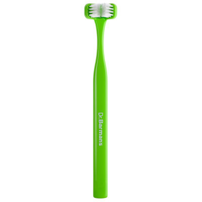 Зубна щітка Dr. Barman&#039;s Superbrush Regular Тристороння М&#039;яка Салатова (7032572876212-light-green)