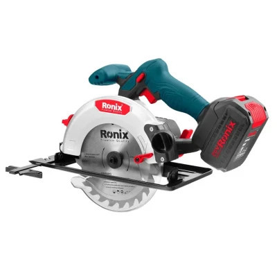 Дискова пила Ronix циркулярна 20Вт, 165мм, 4Ah x 2 (8609)