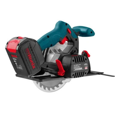 Дискова пила Ronix циркулярна 20Вт, 165мм, 4Ah x 2 (8609)
