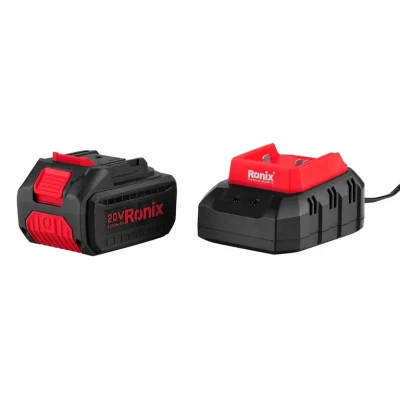 Дискова пила Ronix циркулярна 20Вт, 165мм, 4Ah x 2 (8609)