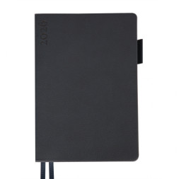 Тижневик Leo planner А5 датований 2026 &quot;Binario&quot;, м'який, темно-синій, 368 сторінок (252639)