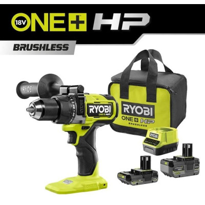 Шуруповерт Ryobi ONE+ HP RPD18X-242S 18V 1х2Ah, 1х4Ah, 95Нм, 500·2100об/хв, сумка (5133005283)