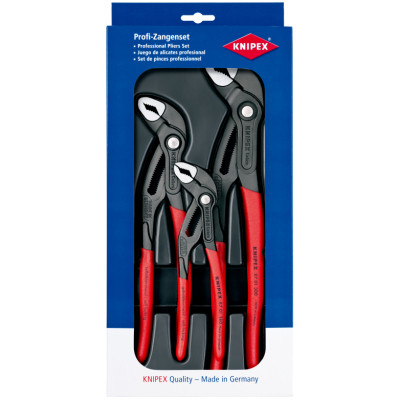 Ключ KNIPEX Cobra, преставний, 3шт (00 20 09 V02)