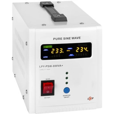 Пристрій безперебійного живлення LogicPower LPY- PSW-800VA+ (4153)