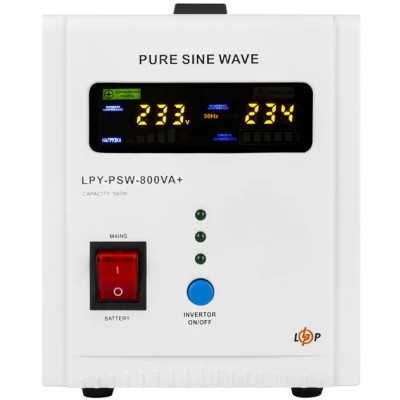 Пристрій безперебійного живлення LogicPower LPY- PSW-800VA+ (4153)