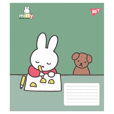 Зошит Yes Miffy Spring А5 24 аркушів клітинка (767629)