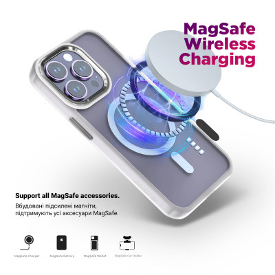 Чохол до мобільного телефона Armorstandart Unit MagCase Apple iPhone 17 Pro Matte Clear (ARM86291)