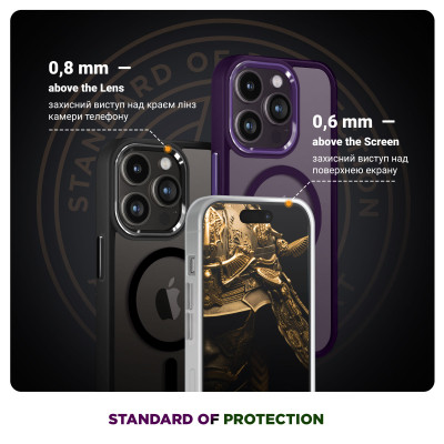 Чохол до мобільного телефона Armorstandart Unit MagCase Apple iPhone 17 Pro Matte Clear (ARM86291)