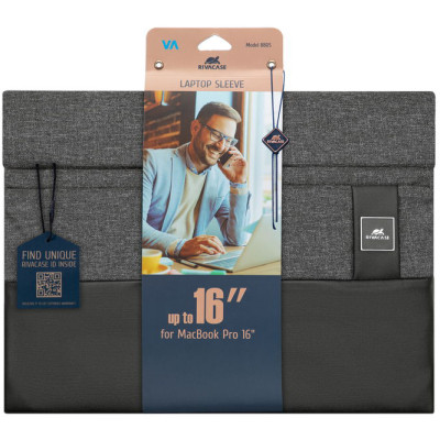 Чохол до ноутбука RivaCase 15.6&quot; 8805 (Black) &quot;Lantau&quot;, меланж (8805Black)