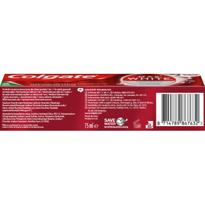 Зубна паста Colgate Max White Luminous 75 мл (8714789867632)