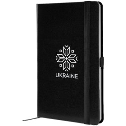 Книга записна Axent Partner Вишиванка 125x195 мм, 96 аркушів, клітинка, чорна (8201-01-7-A)