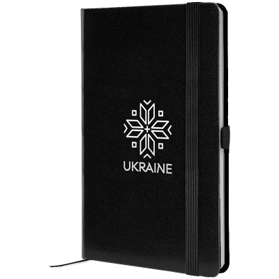 Книга записна Axent Partner Вишиванка 125x195 мм, 96 аркушів, клітинка, чорна (8201-01-7-A)