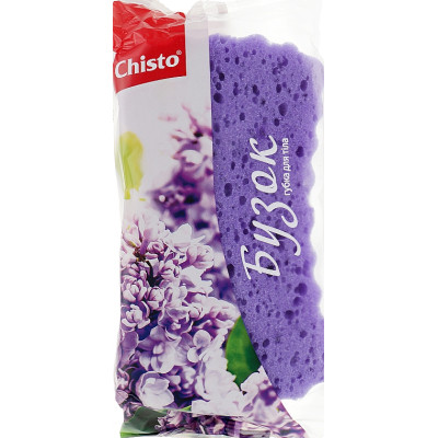 Губка для купання Chisto Поролонова Бузок (4820164150467)