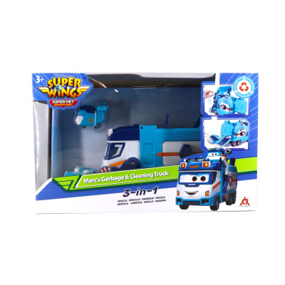 Ігровий набір Super Wings Вантажівка Марка для сміття та прибирання (EU770854)