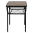 Туристичний стіл Bo-Camp Garland 60x45 cm Black/Wood look (1404195) (DAS303266)