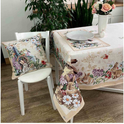 Скатертина Прованс гобеленова Alicia 130х140 см (21802)