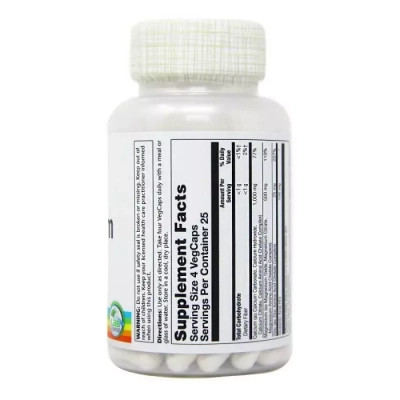 Мінерали Solaray Кальцій Магній Цинк, Calcium Magnesium Zinc, 100 капсул (SOR-04560)