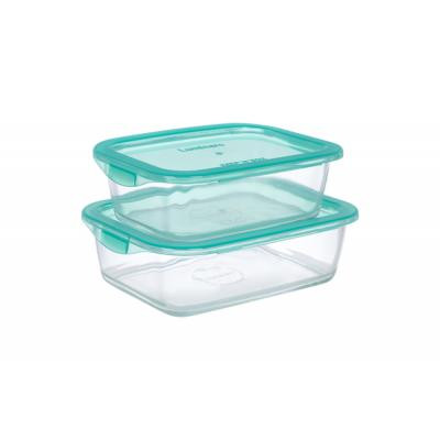 Харчовий контейнер Luminarc Keep&#039;n Box Lagoon набор 2шт прямоуг. 820мл/1220мл (P5506)