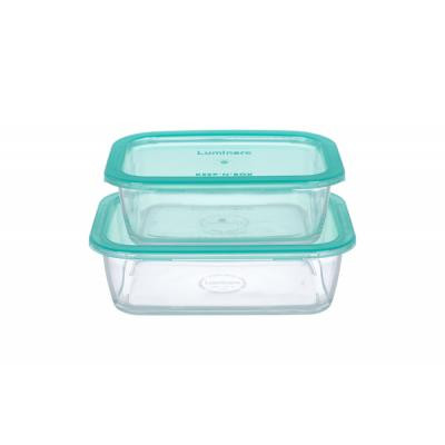 Харчовий контейнер Luminarc Keep&#039;n Box Lagoon набор 2шт прямоуг. 820мл/1220мл (P5506)