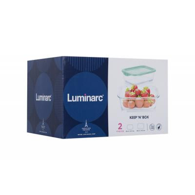 Харчовий контейнер Luminarc Keep&#039;n Box Lagoon набор 2шт прямоуг. 820мл/1220мл (P5506)