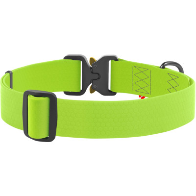 Нашийник для тварин WAUDOG Waterproof з QR паспортом XXL Ш 40 мм Д 43-70 см(салатовий) (28015)