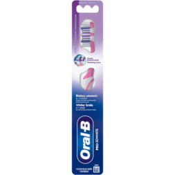Зубна щітка Oral-B Pro 3D White Відбілювання Середньої жорсткості 1 шт. (8700216459518)