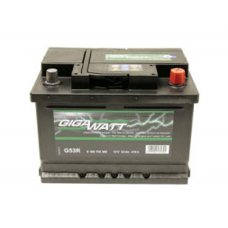 Акумулятор автомобільний GigaWatt 53А (0185755300)