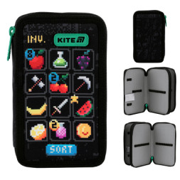 Пенал Kite 623 Pixel Game, , 2 відділення (K25-623-2)
