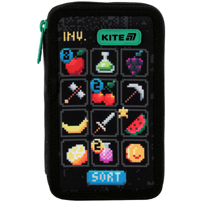Пенал Kite 623 Pixel Game, , 2 відділення (K25-623-2)