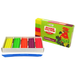 Пластилін ГАММА'UA Craft &amp; Joy Флуоресцентний 5 кольорів 60 г (4820072539255)