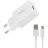 Зарядний пристрій Proda USB 2,4A + USB Type-C cable (PD-A43a-WHT)