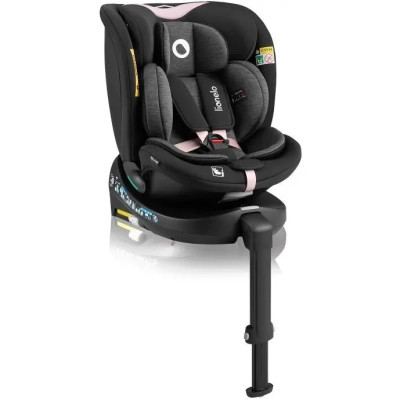 Автокрісло Lionelo Navy I-Size Black Pink (LO-NAVY I-SIZE BLACK PINK)