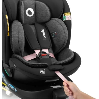 Автокрісло Lionelo Navy I-Size Black Pink (LO-NAVY I-SIZE BLACK PINK)