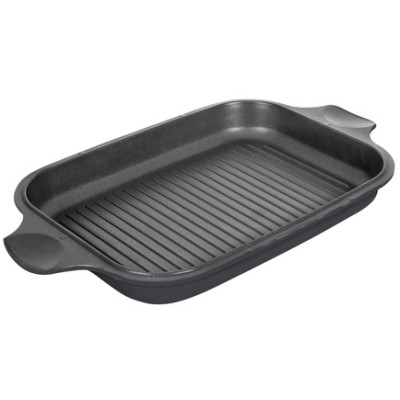 Жаровня Ringel Zitrone 34x24x13.5 см 6+3 л Чорна (RG-2108-34 BL)