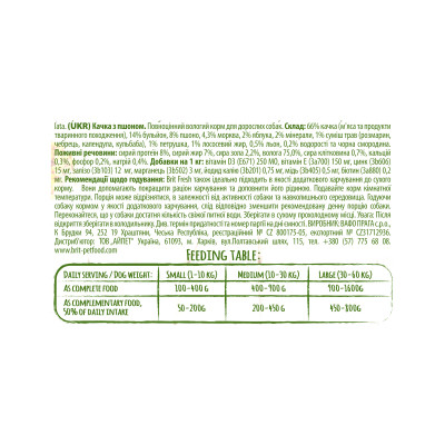 Консерви для собак Brit Fresh Duck/Millet 400 г (з качкою та пшоном) (8595602533909)