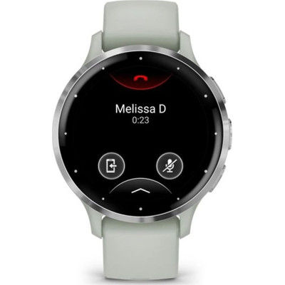 Смарт-годинник Garmin Venu 3S, Sage Gray + Passivated, GPS (010-02785-01)